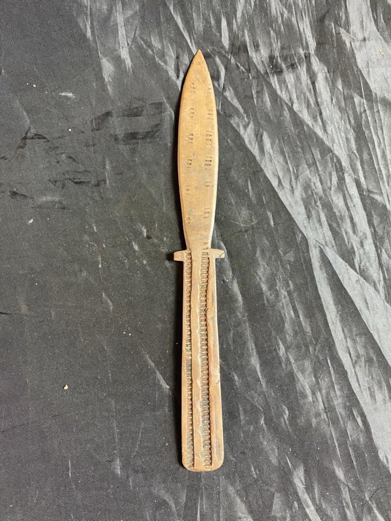 TRENCH ART COPPER LETTER OPENER