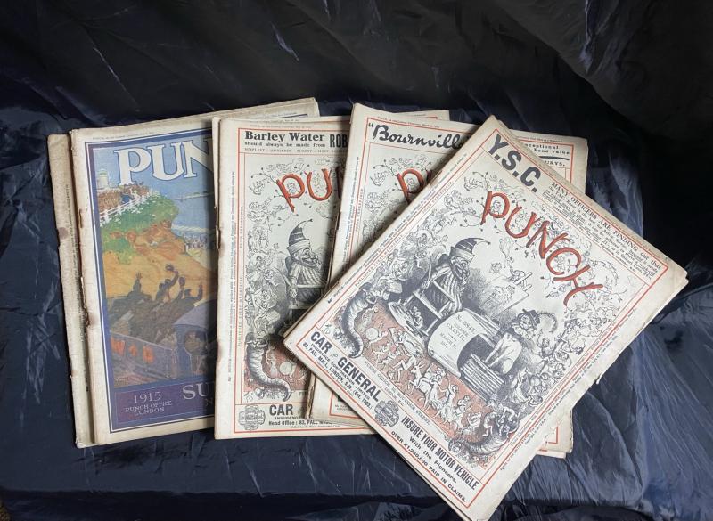 COLLECTION OF 8 X PUNCH MAGAZINES