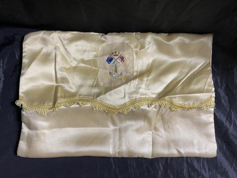 WW1 ROYAL NAVY SILK POUCH