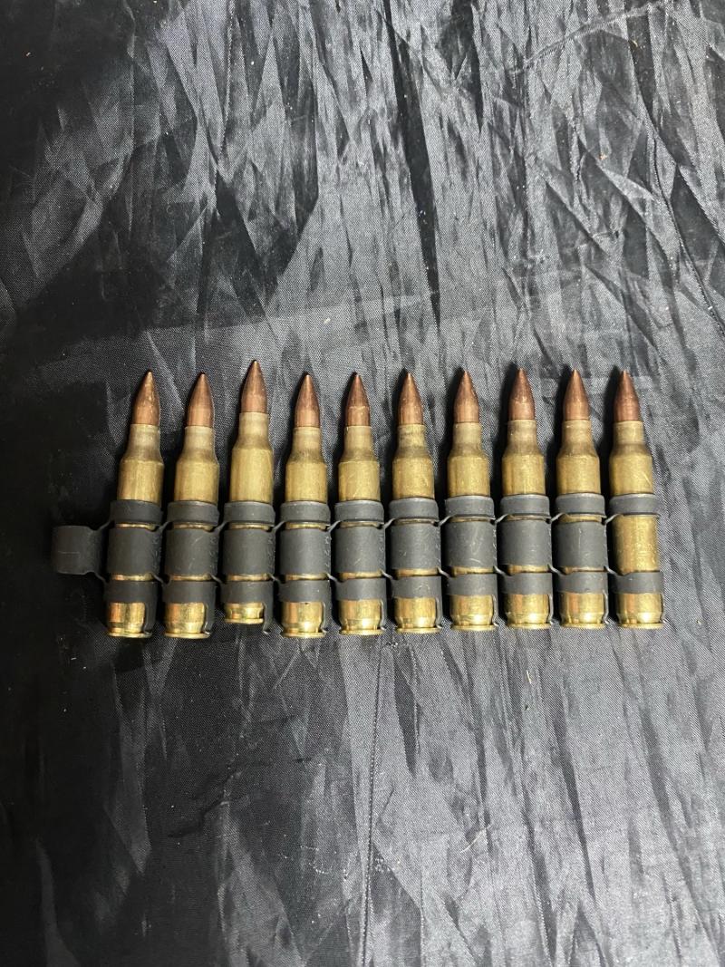 10 X 5.56MM INERT ROUNDS WITH LINK