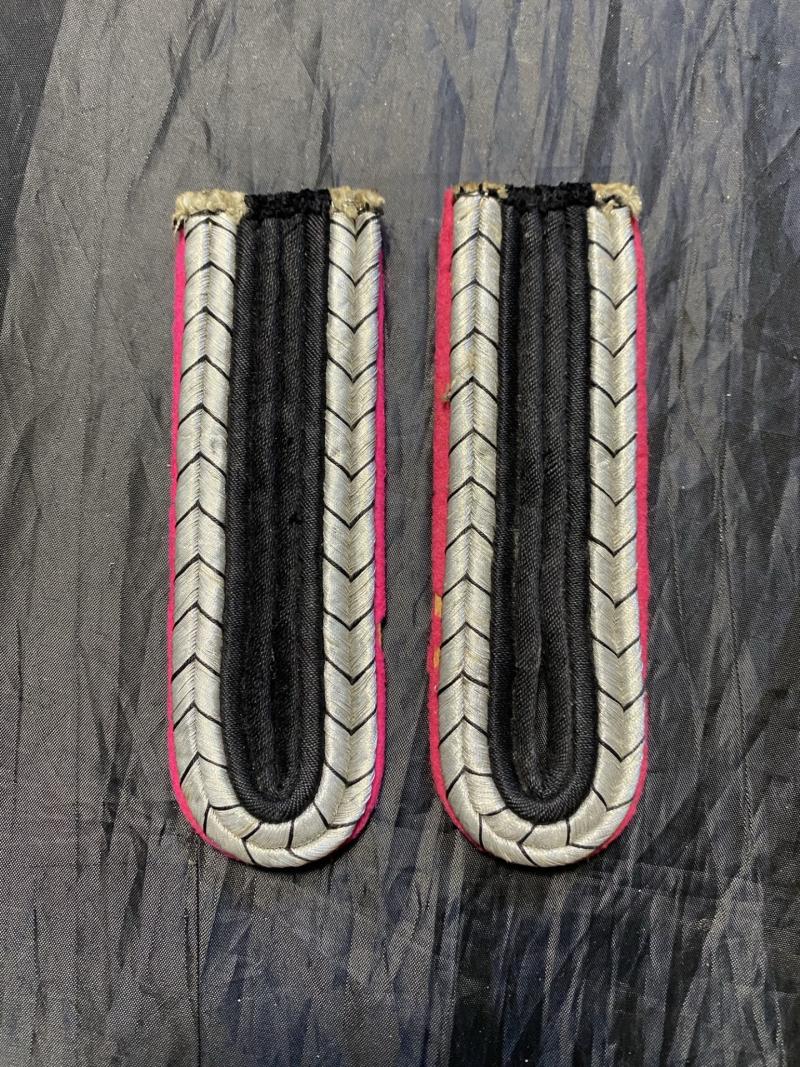 WW2 GERMAN FIRE POLICE SHOULDER BOARDS