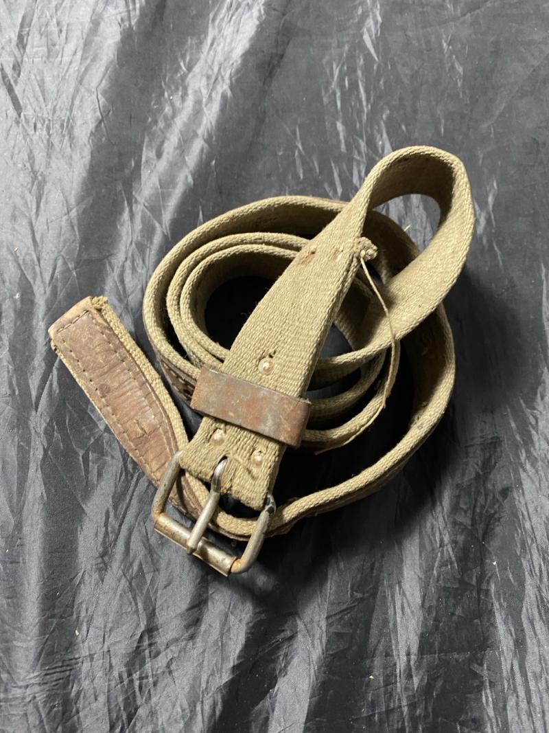 WW2 SOVIET CANVAS/LEATHER COMBAT BELT