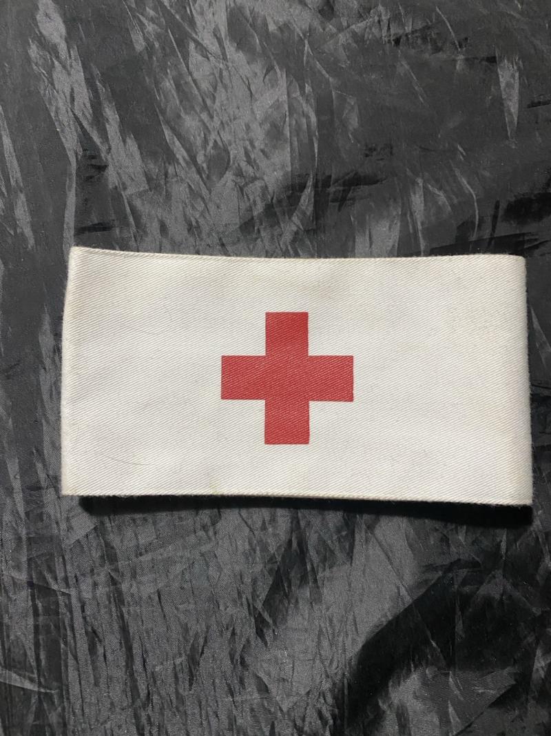 BRITISH ARMY ARMLET RED CROSS