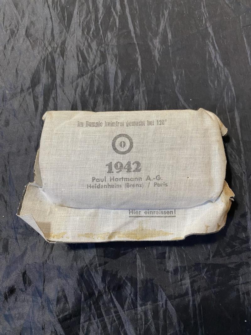 WW2 GERMAN 1942 DATED BANDAGE