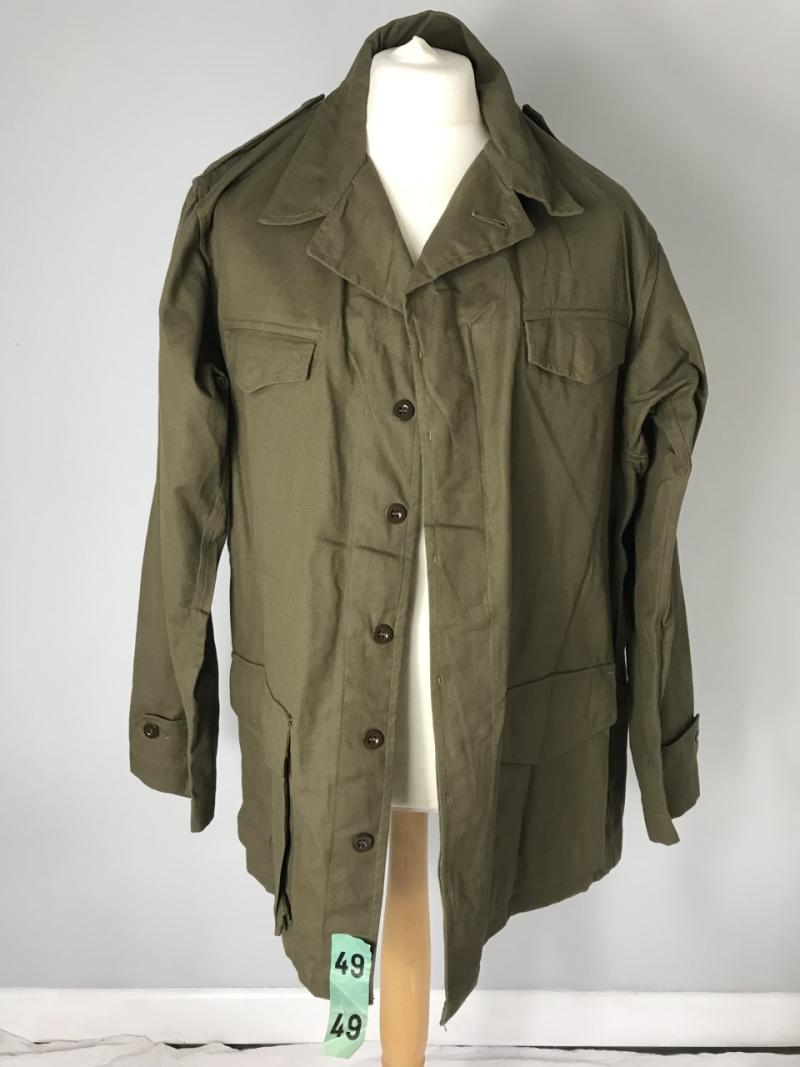 ORIGINAL 1953 DATED FRENCH ARMY M47 COMBAT JACKET