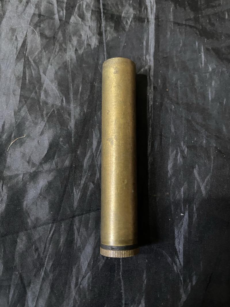 BRITISH ENFIELD BRASS OIL BOTTLE