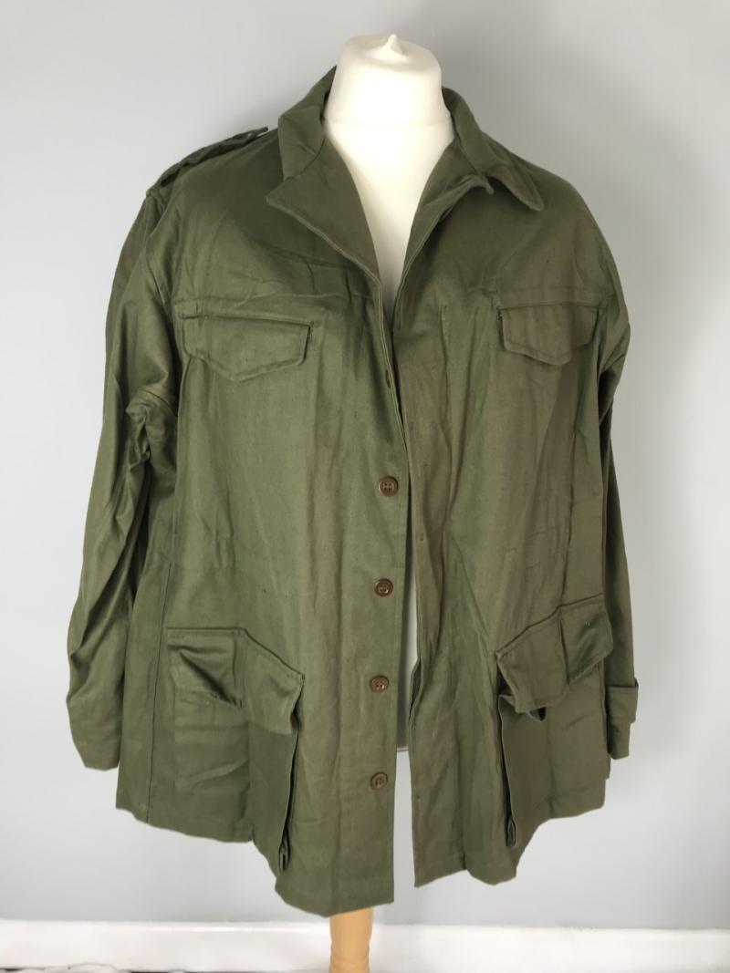 ORIGINAL 1954 DATED FRENCH ARMY M47 COMBAT JACKET