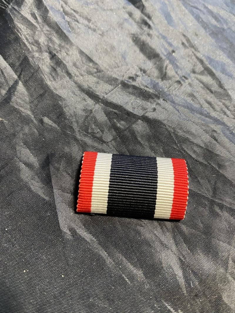 REPRODUCTION WW2 GERMAN IRON CROSS RIBBON BAR