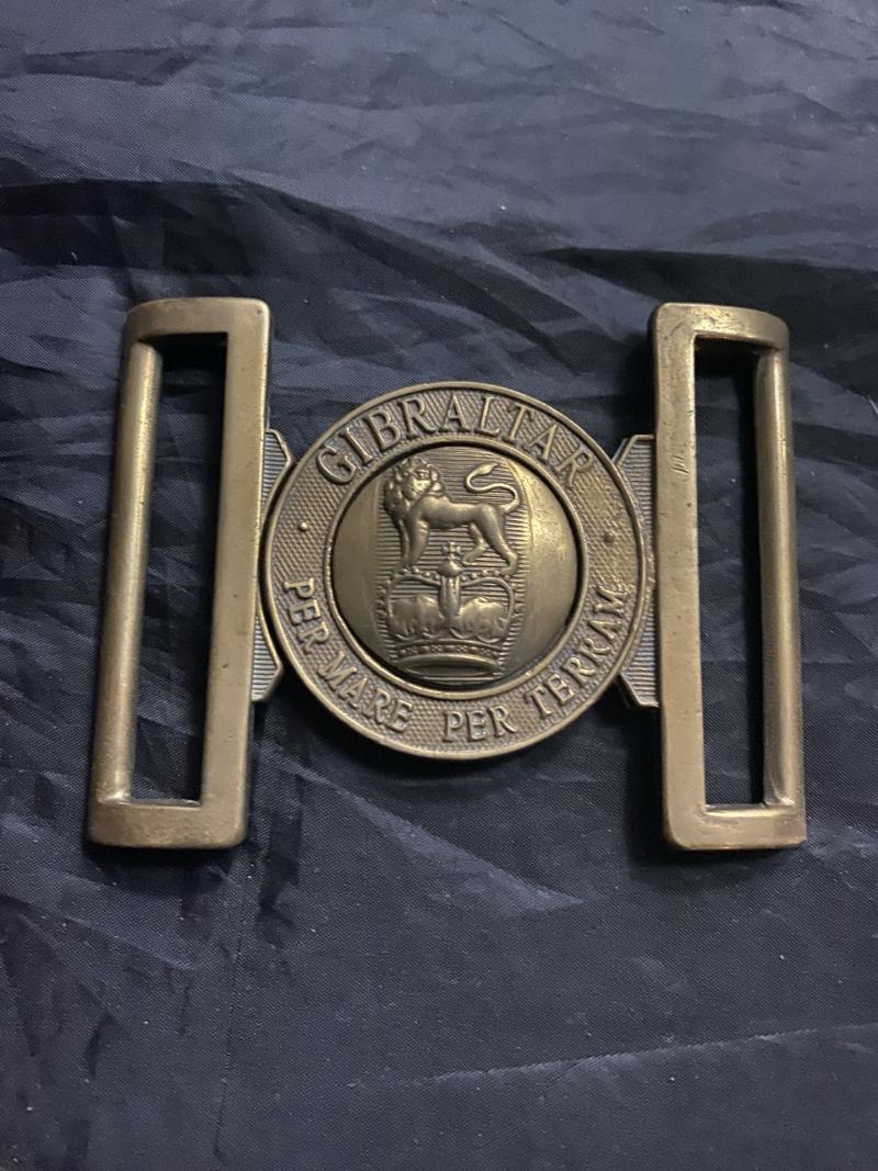 ROYAL MARINES BRASS BELT BUCKLE