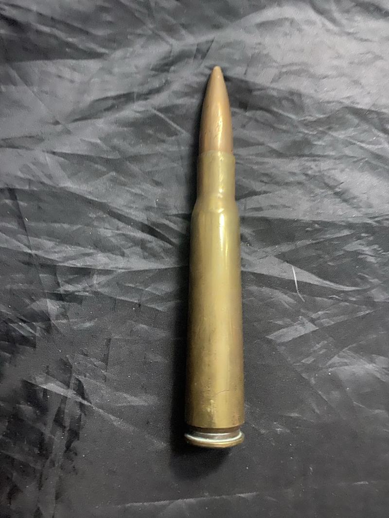 WW2 .50CAL UNSTRUCK ROUND (INERT)