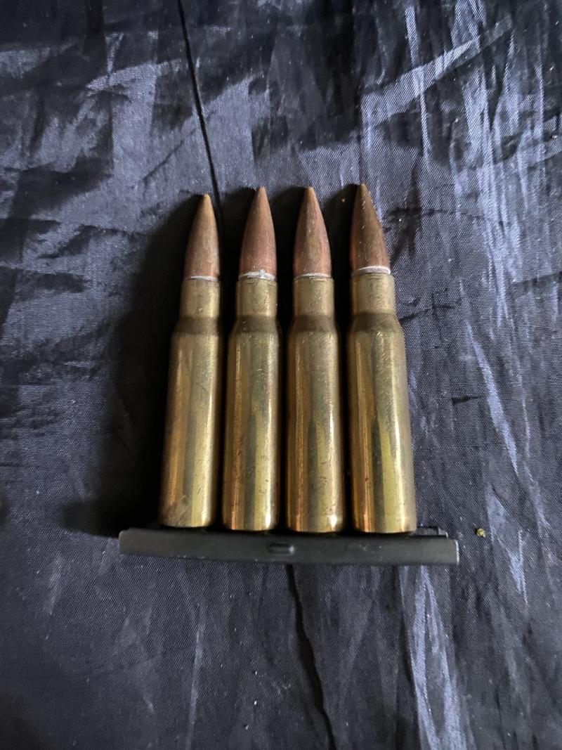 4 X 7.62 INERT ROUNDS ON CLIP