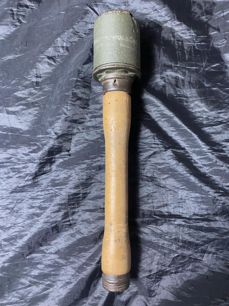 WW2 GERMAN M24 STICK GRENADE WITH SLEEVE (INERT)