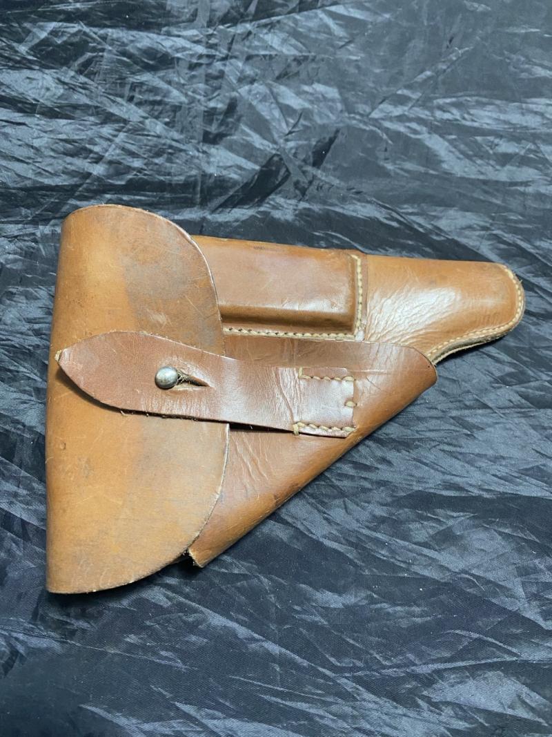 WW2 GERMAN PP PISTOL LEATHER HOLSTER