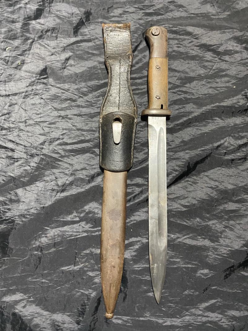 WW2 GERMAN K98 BAYONET (MATCHING)