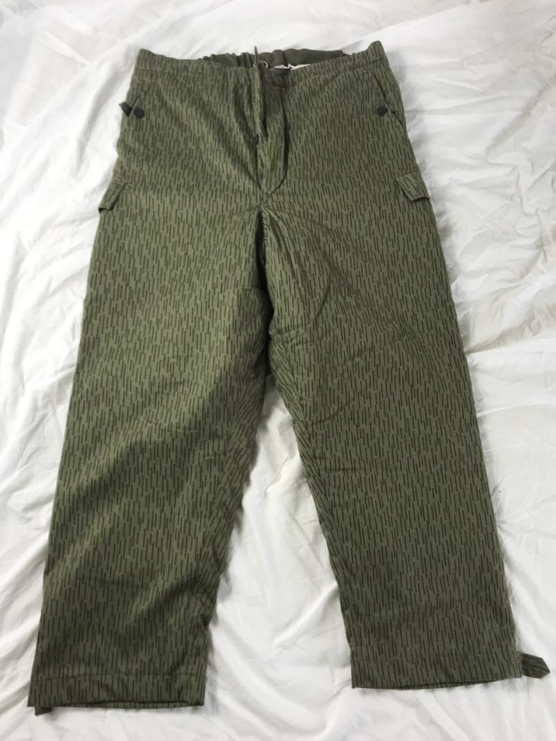 EAST GERMAN RAIN DROP CAMO PARKA TROUSERS