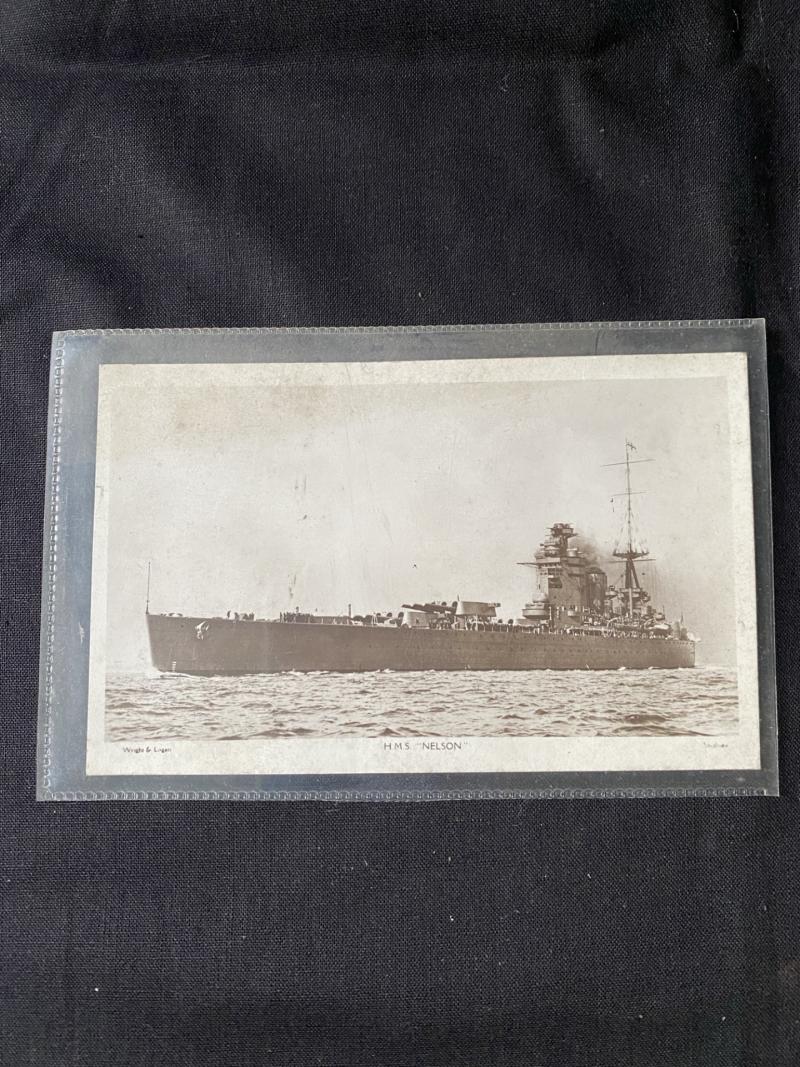 H.M.S NELSON POSTCARD