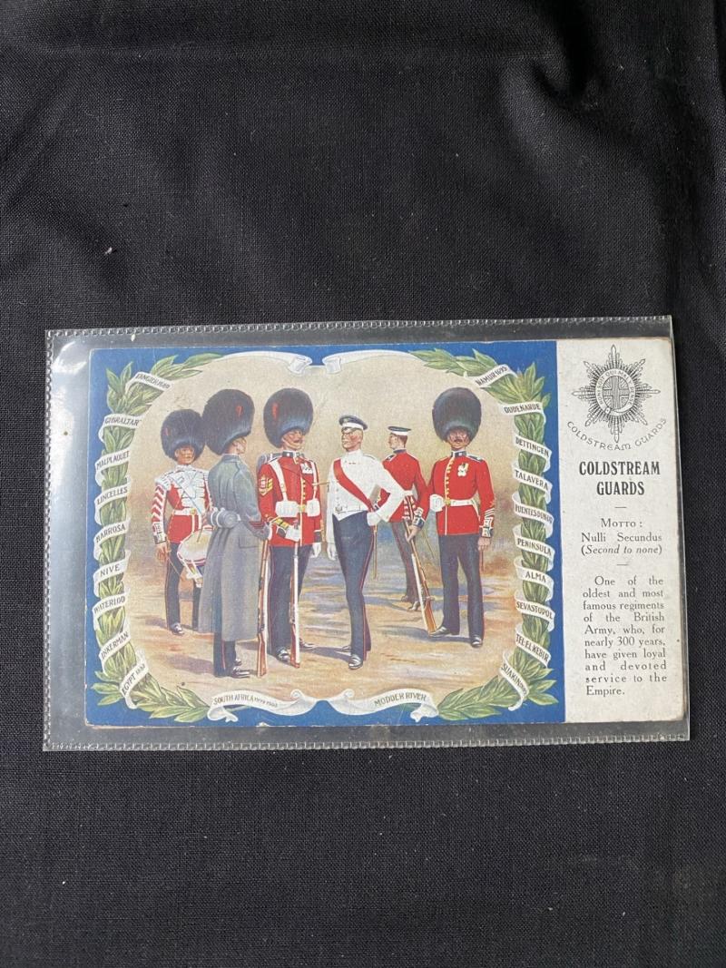 WW1 COLDSTREAM GUARDS POSTCARD