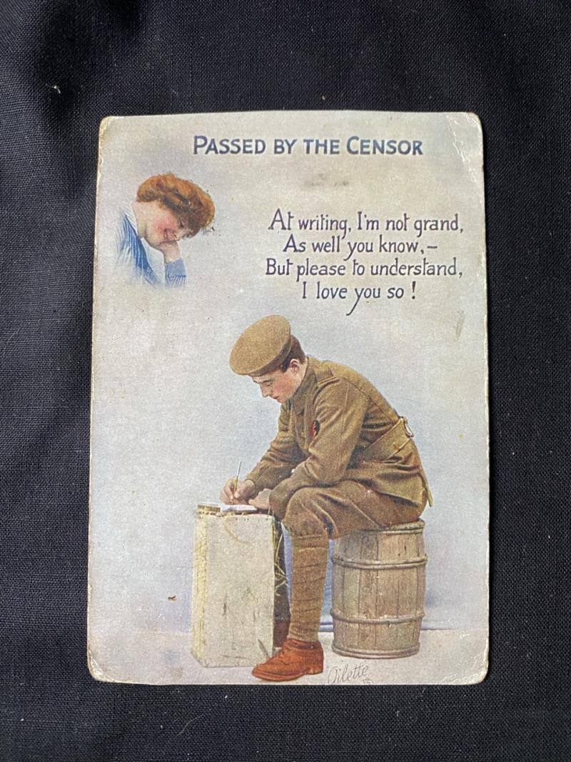 WW2 BRITISH POSTCARD