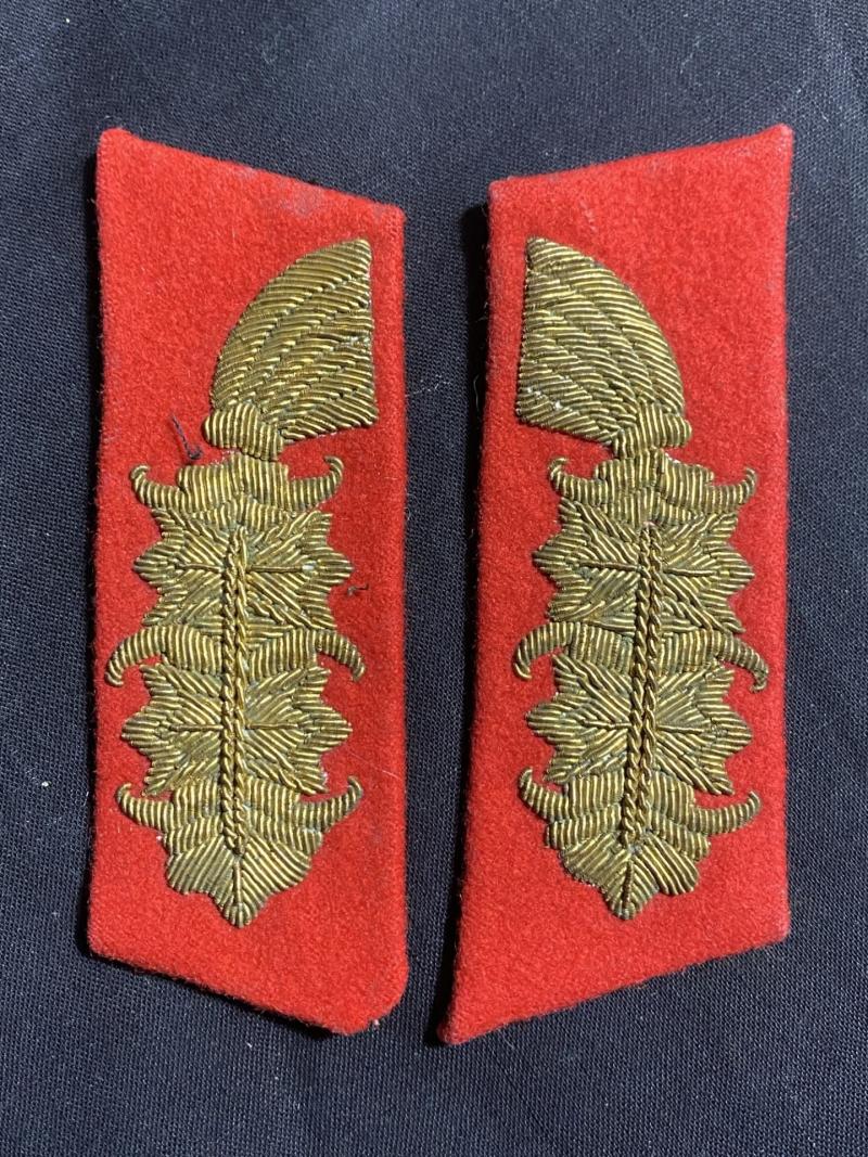 WW2 GERMAN GENERAL'S COLLARS TABS