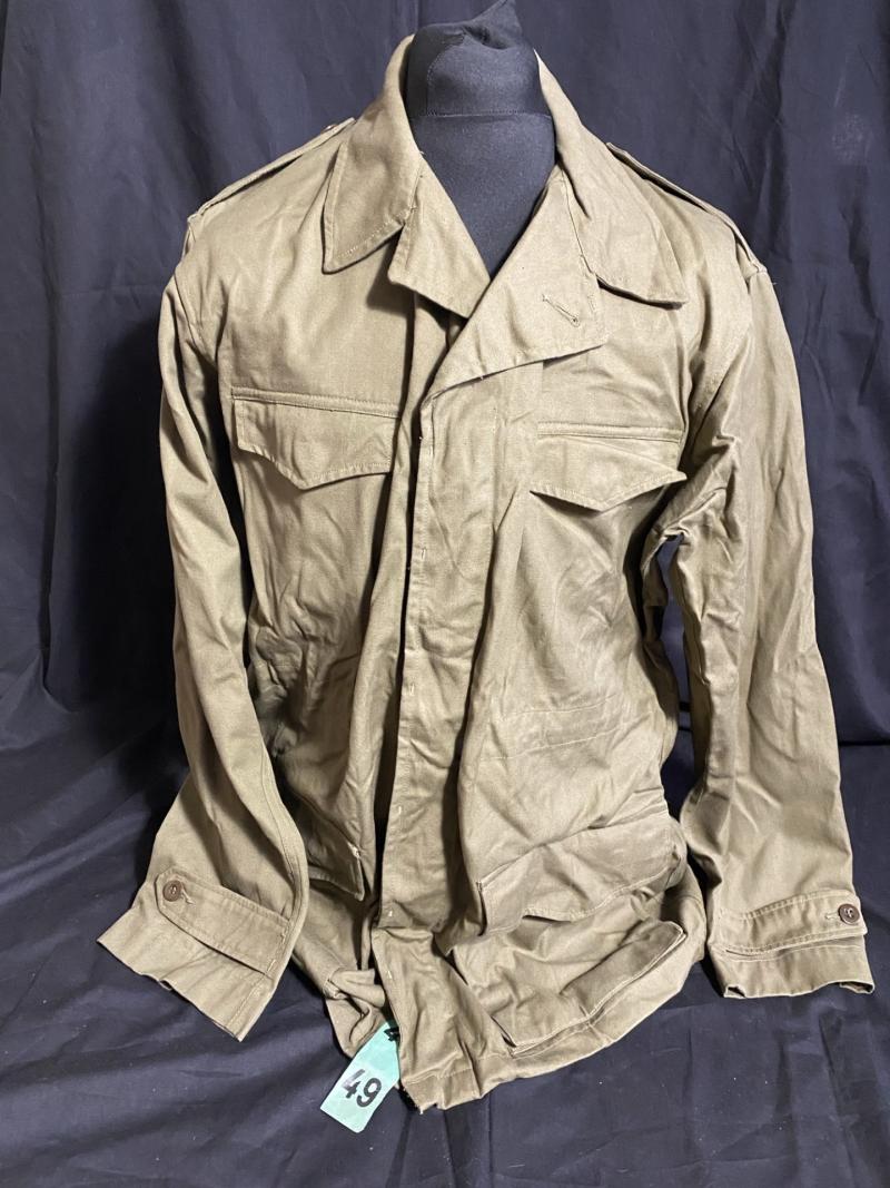 ORIGINAL 1953 DATED FRENCH ARMY M47 COMBAT JACKET