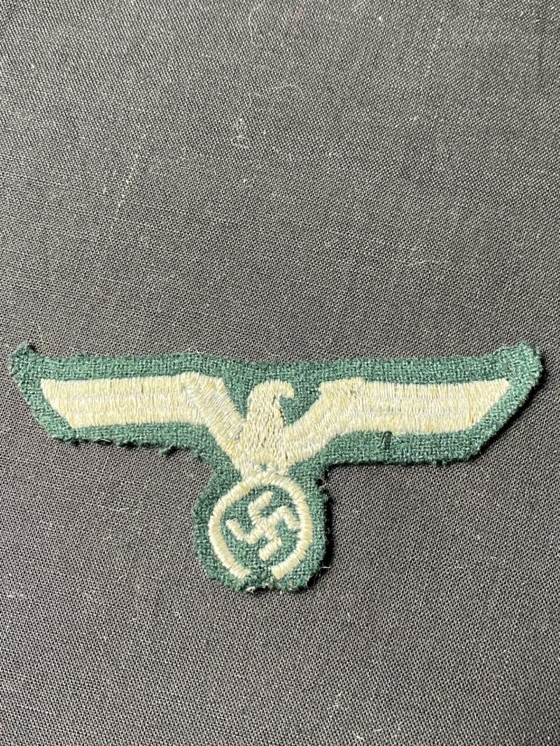 WW2 GERMAN CLOTH EM BREAST EAGLE (FOREIGN MADE)