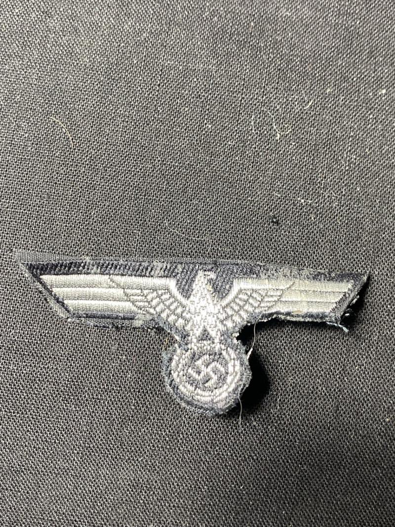 REPRODUCTION WW2 GERMAN CAP EAGLE PATCH