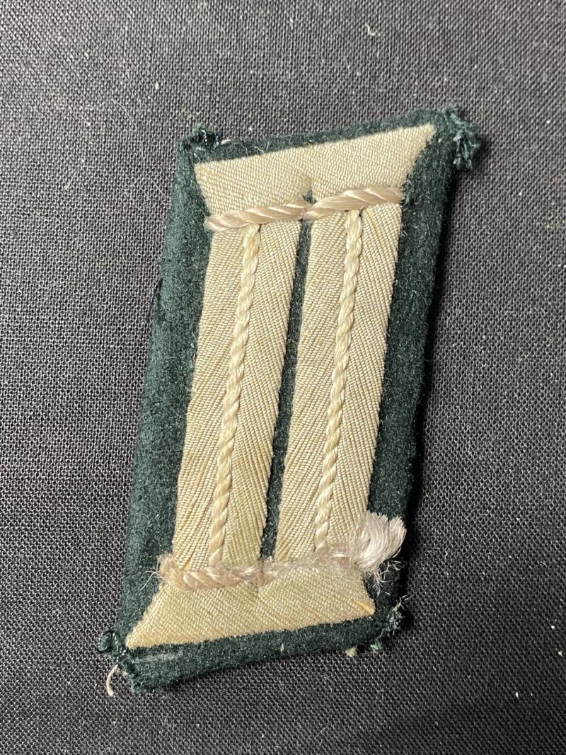 WW2 GERMAN INFANTRY (HEER) OFFICER'S COLLAR TAB