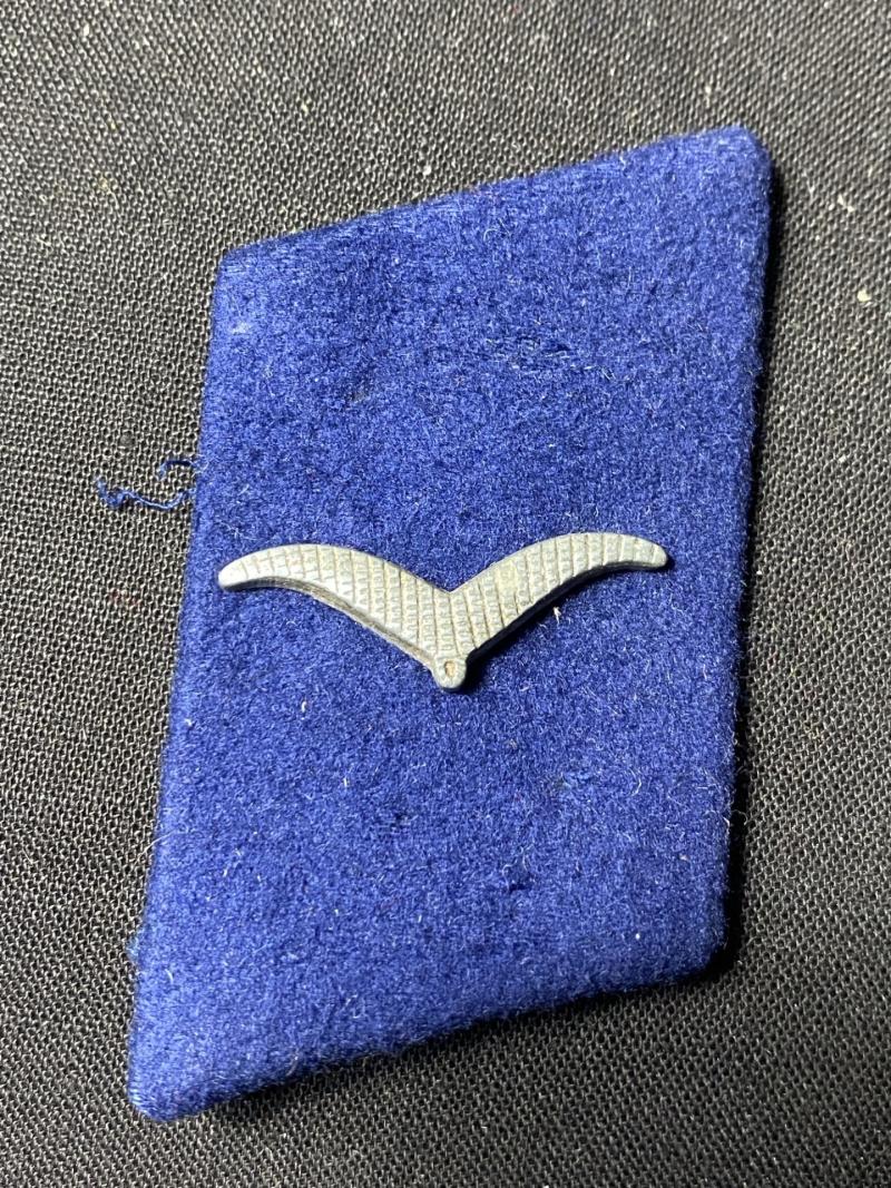 WW2 GERMAN LUFTWAFFE MEDIC COLLAR PATCH