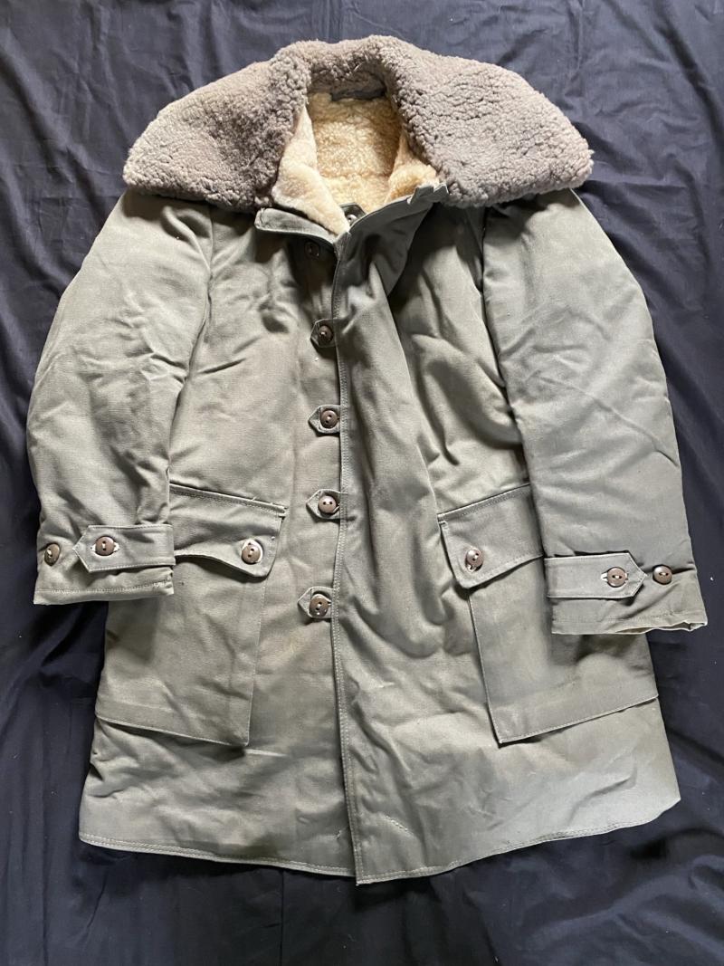 WW2 SWEDISH ARMY M1909 SHEEPSKIN LINER PARKA