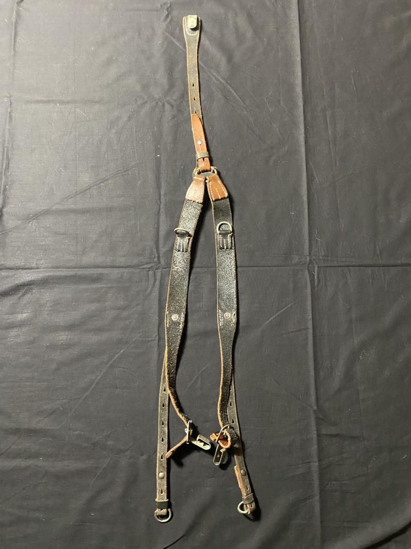 WW2 GERMAN Y-STRAPS (RBNR STAMPED)
