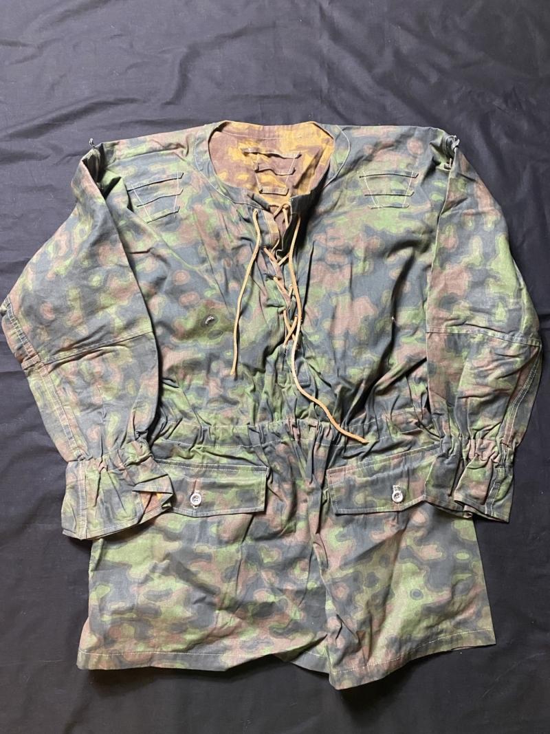 REPRODUCTION WW2 GERMAN WAFFEN-SS REVERSIBLE CAMO SMOCK