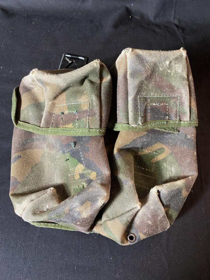 BRITISH MILITARY 95 DPM DOUBLE MAGAZINE POUCH