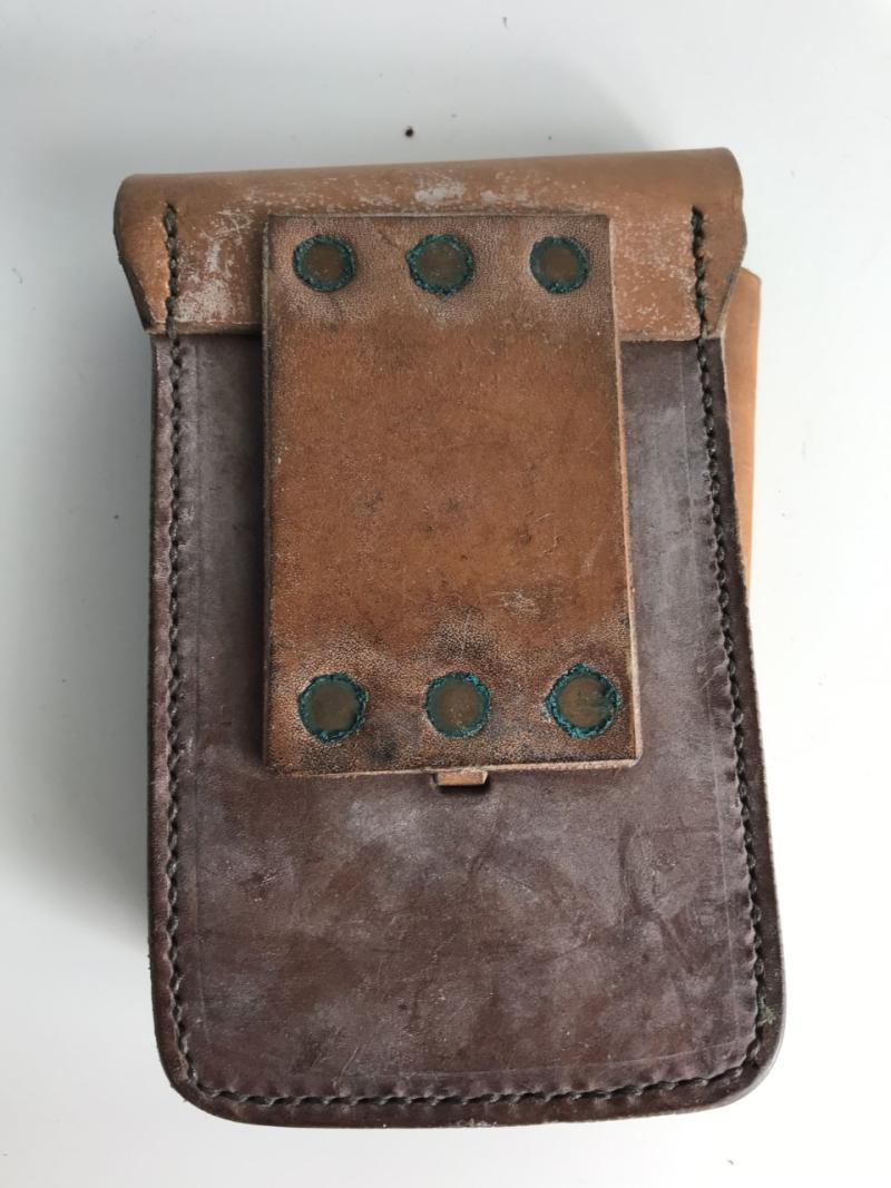 Chase Militaria | SWEDISH BROWN LEATHER AMMO POUCH