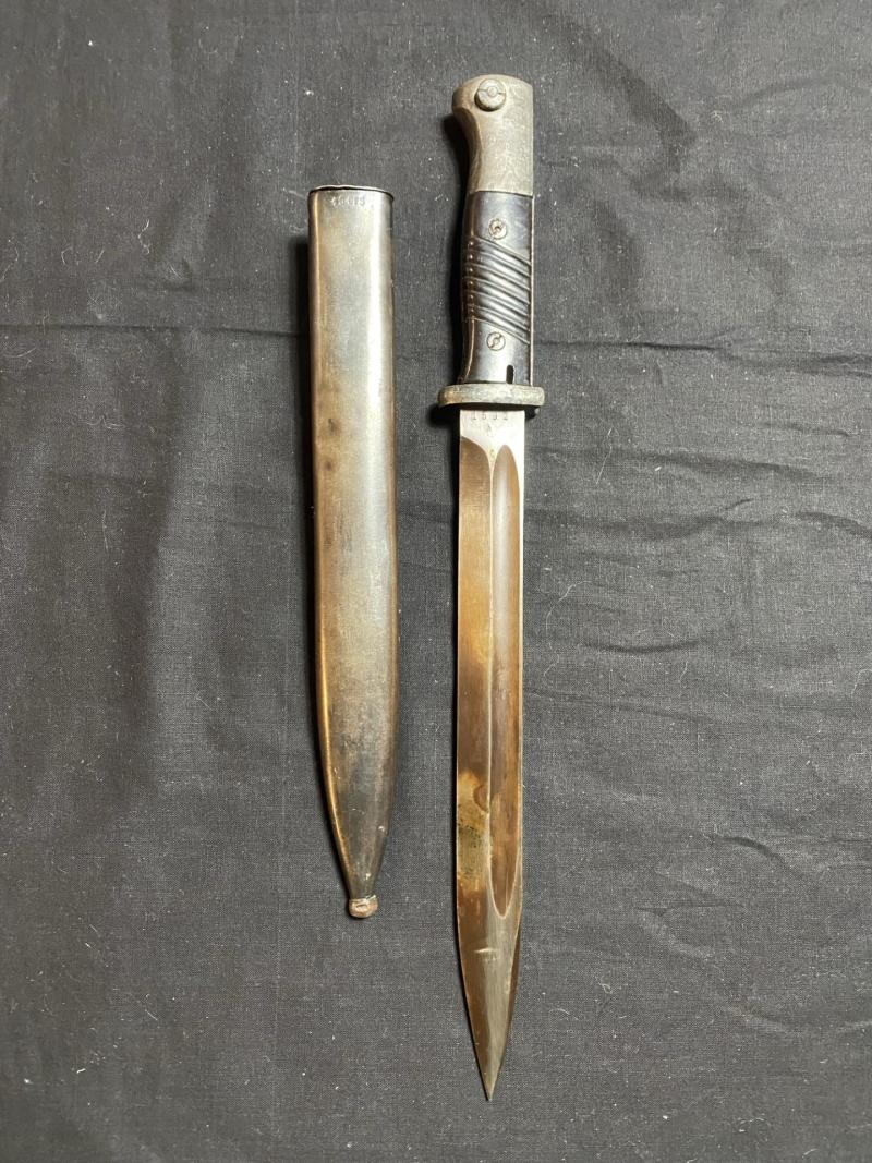 WW2 GERMAN K98 MAUSER BAYONET