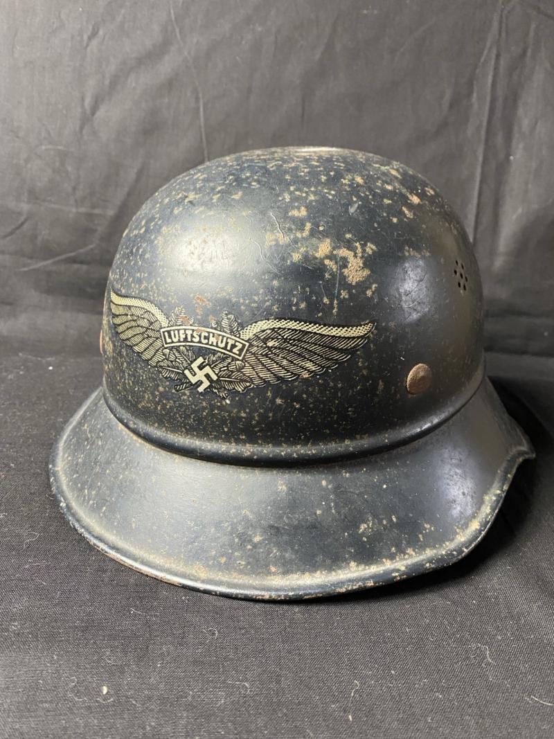 WW2 GERMAN LUFTSCHUTZ HELMET