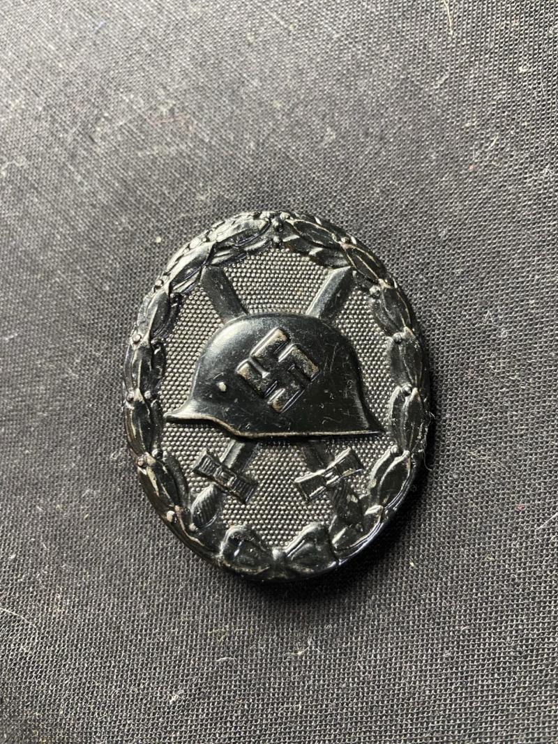 WW2 GERMAN BLACK WOUND BADGE