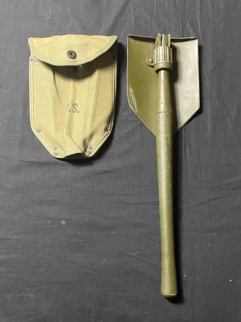WW2 U.S. M-1943 ENTRENCHING TOOL AND CARRIER
