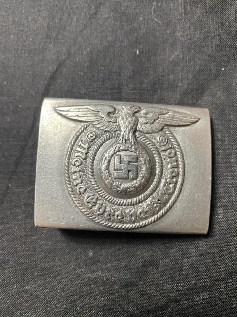 REPRODUCTION WW2 GERMAN SS BELT BUCKLE