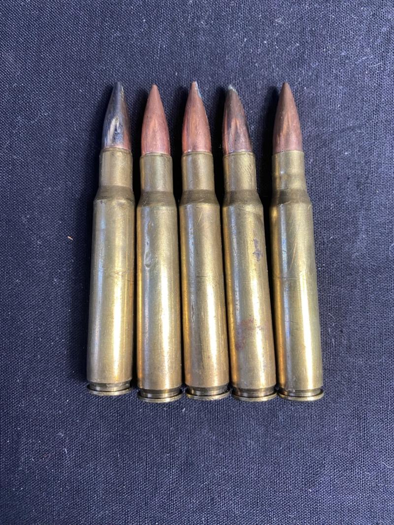 5 X .30-06 INERT ROUNDS