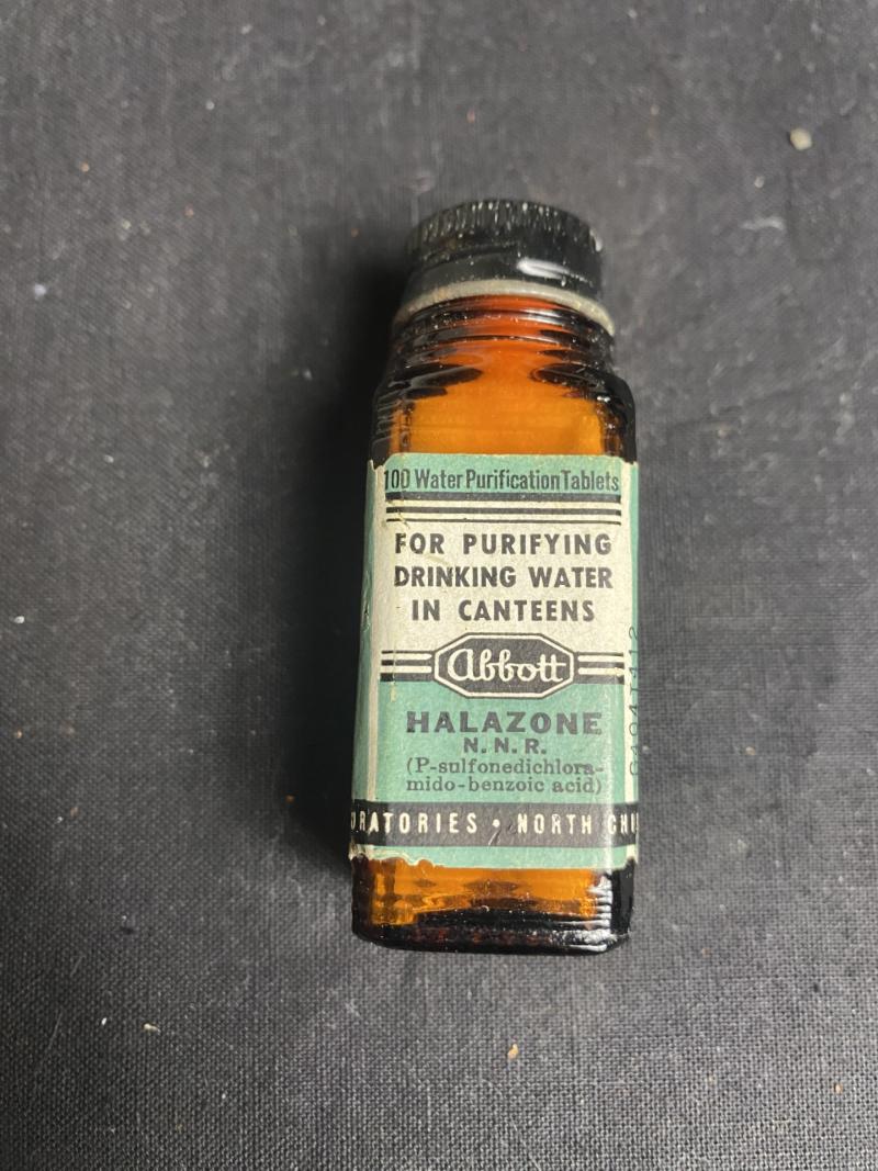 WW2 U.S. 100 WATER PURIFYING TABLETS