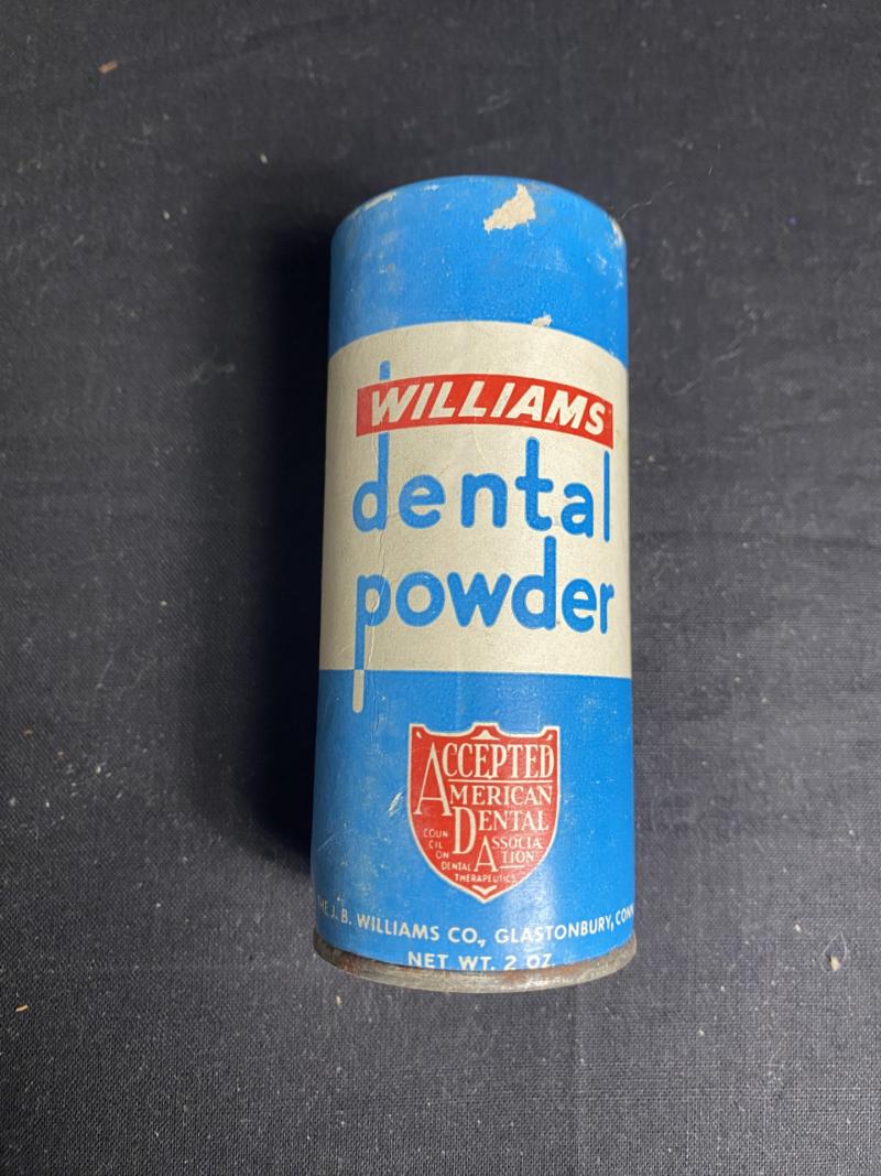 WW2 U.S. WILLIAMS DENTAL POWDER