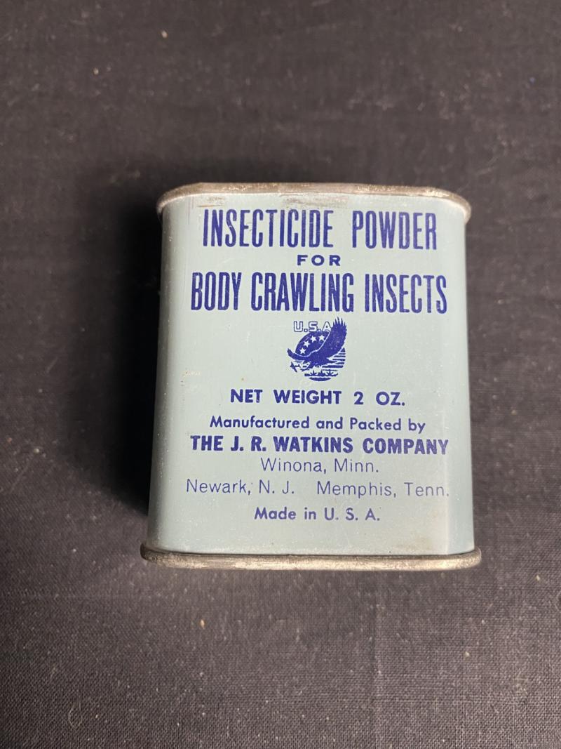 WW2 U.S. INSECTICIDE POWDER FOR BODY CRAWLING INSECTS