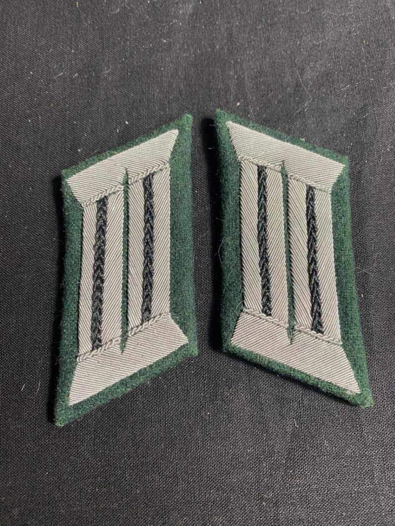 REPRODUCTION WW2 GERMAN PIONEER COLLAR TABS