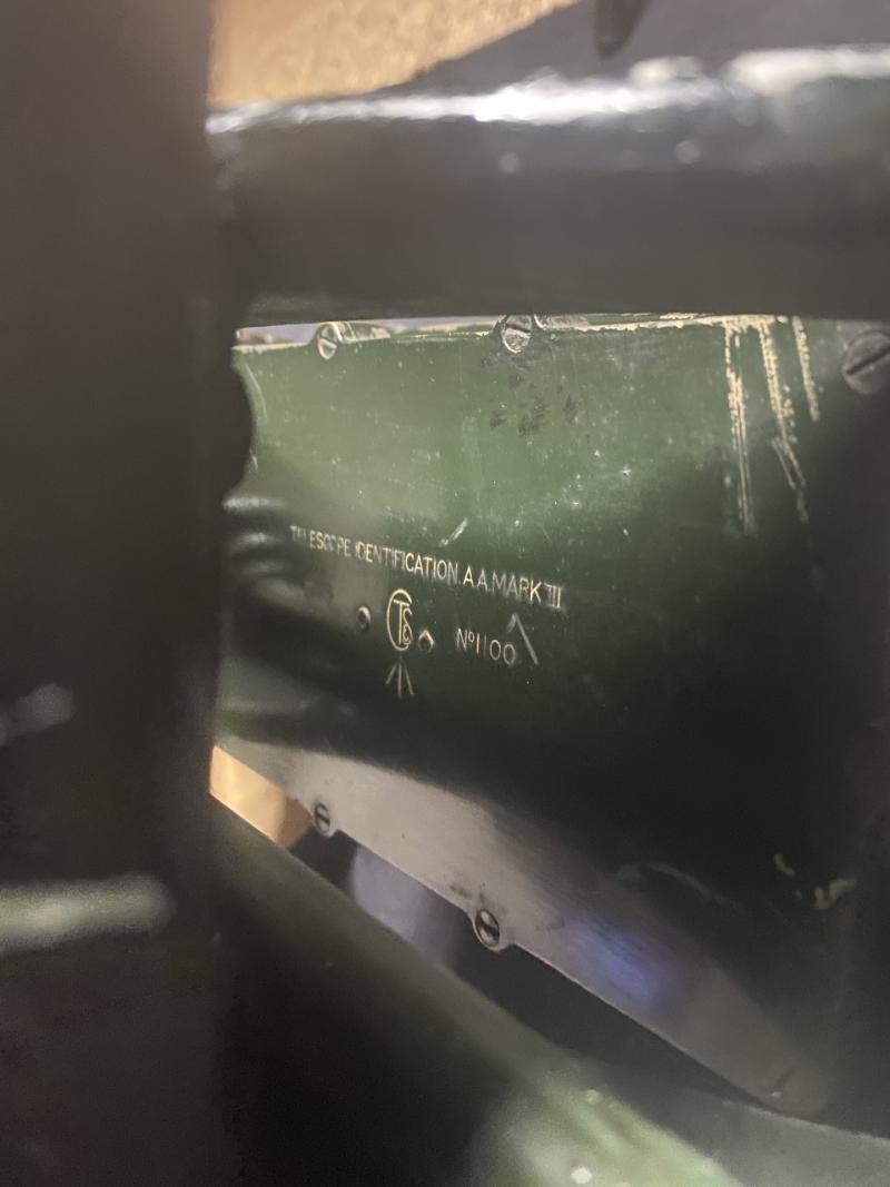 WW2 BRITISH ANTI-AIRCRAFT MK.III TELESCOPE