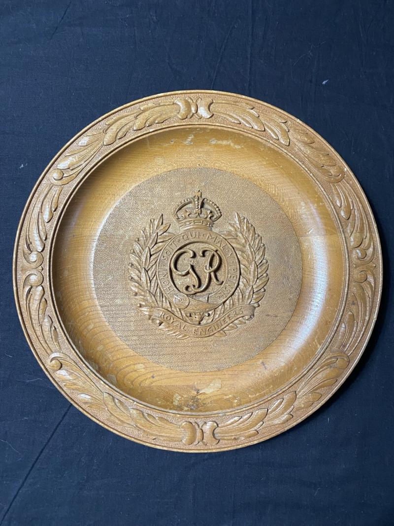 WW1 BRITISH ROYAL ENGINEERS PLATE