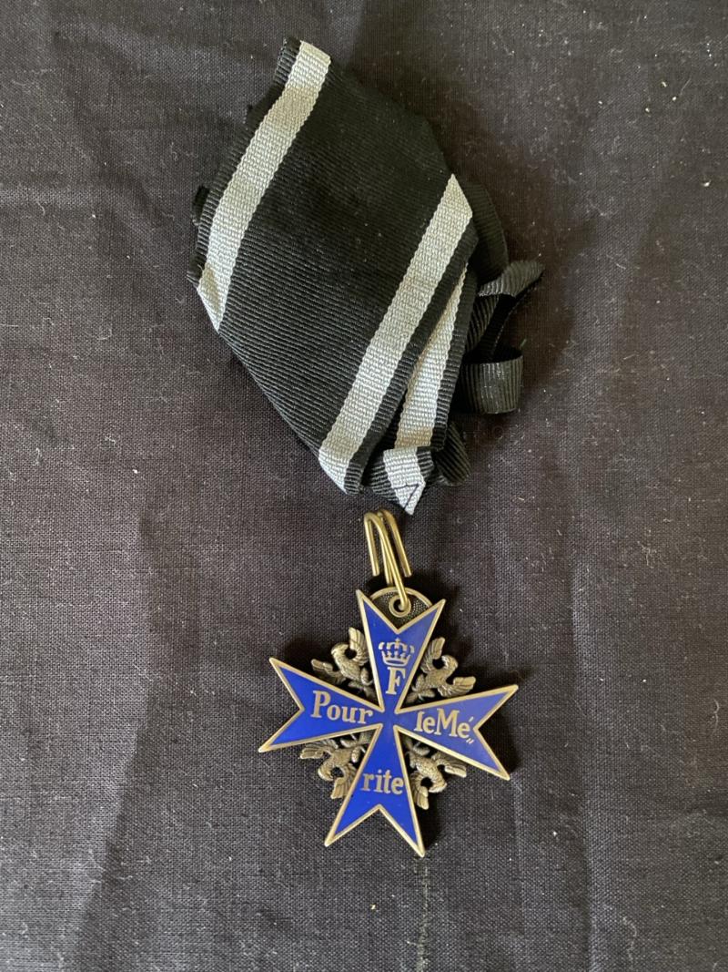 REPRODUCTION WW1 GERMAN POUR LE MERITE MEDAL