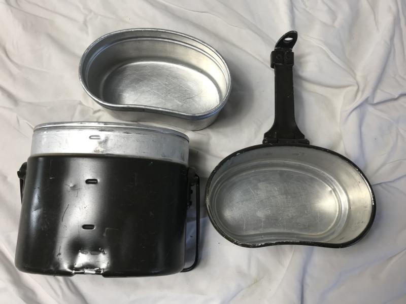 GERMAN BUNDESWEHR 3 PIECE MESS TIN SET