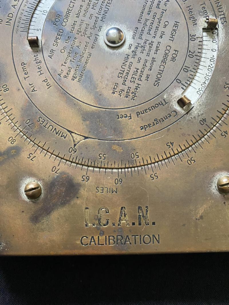 WW2 LANCASTER NAVIGATIONAL COMPUTER MK.III H*