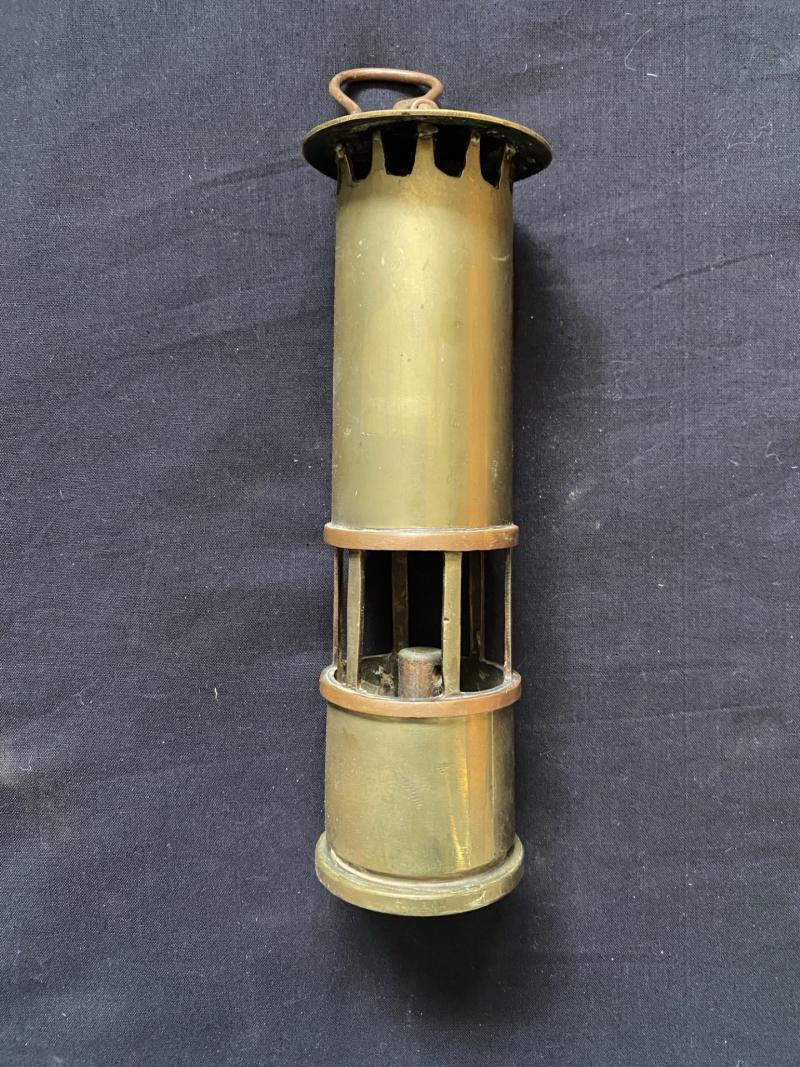WW2 BRITISH 40MM TRENCH ART LANTERN