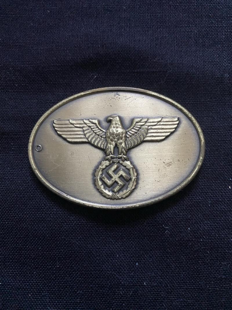 REPRODUCTION WW2 GERMAN STAATLICHE KRIMINALPOLIZEI WARRANT DISC